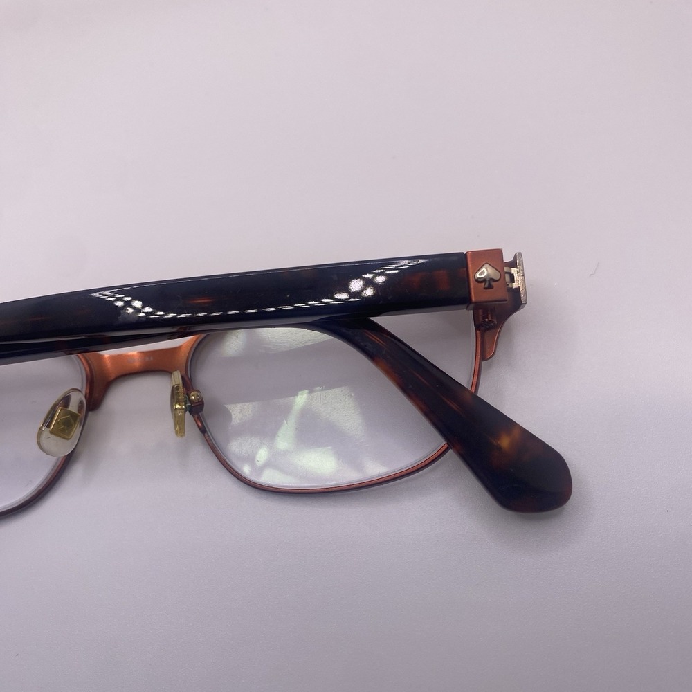 Kate Spade Eyeglasses Women FRAME ONLY Diandra 49-17-140 Burgundy Havana 752 - Picture 4 of 16
